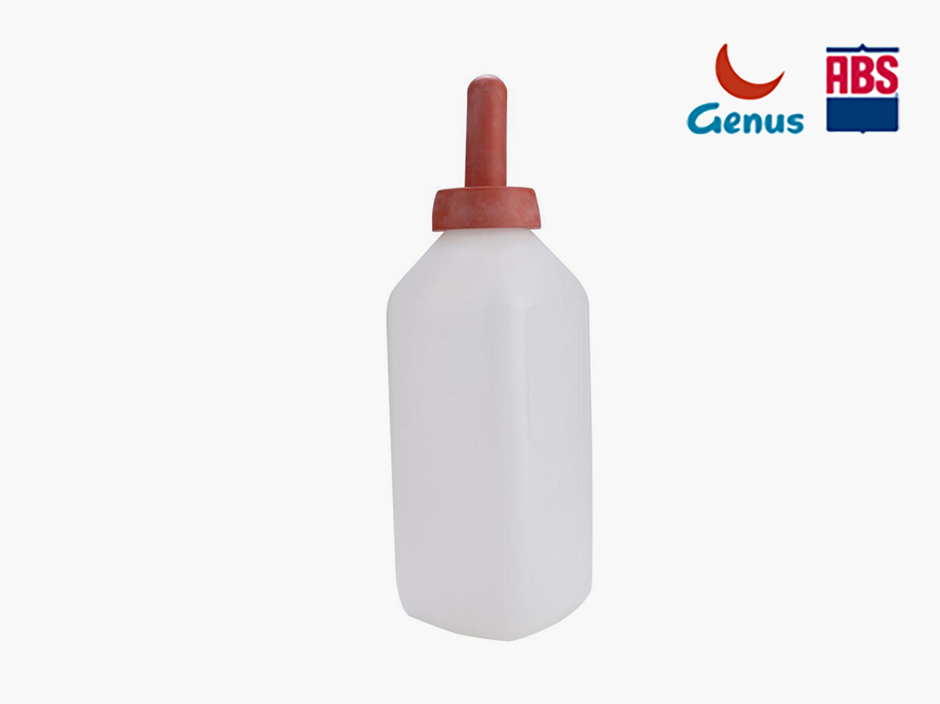 Calf Feed Bottle with Handle and Nipple